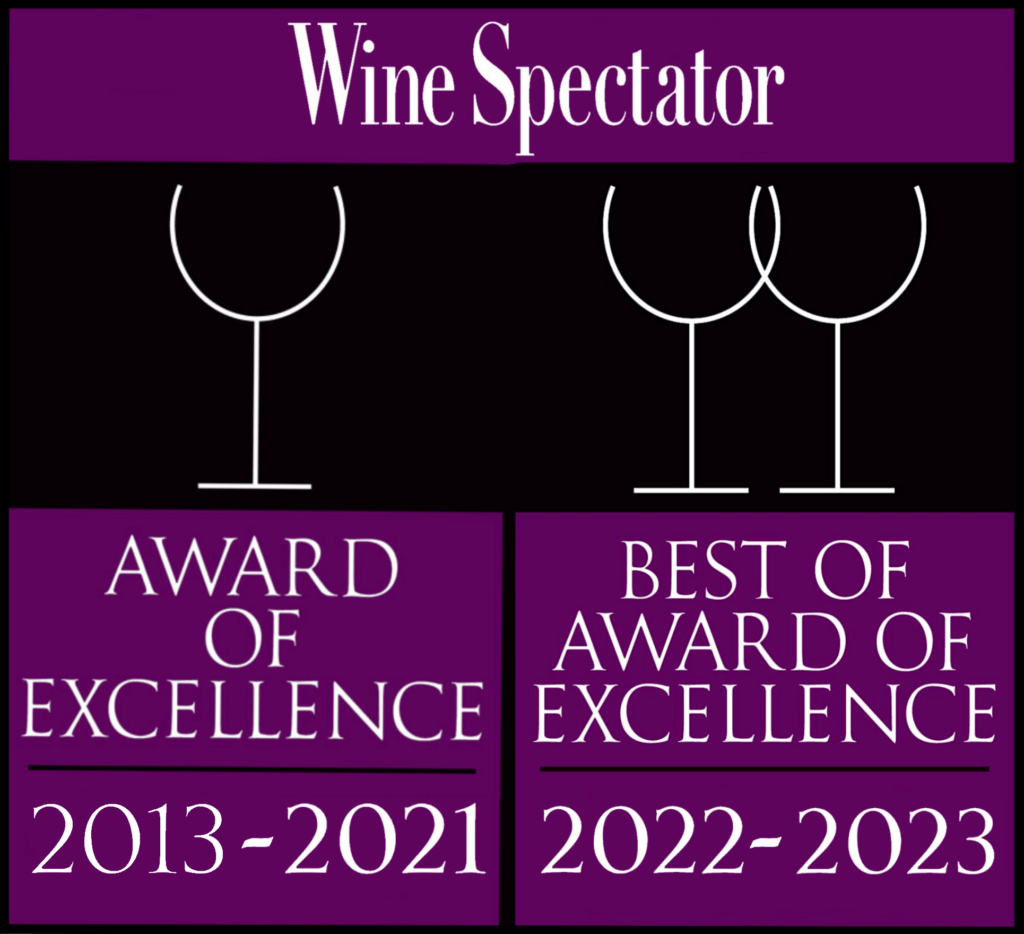 Wine Spectator award winner logos